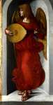 Associate of Leonardo da Vinci - An Angel in Red with a Lute